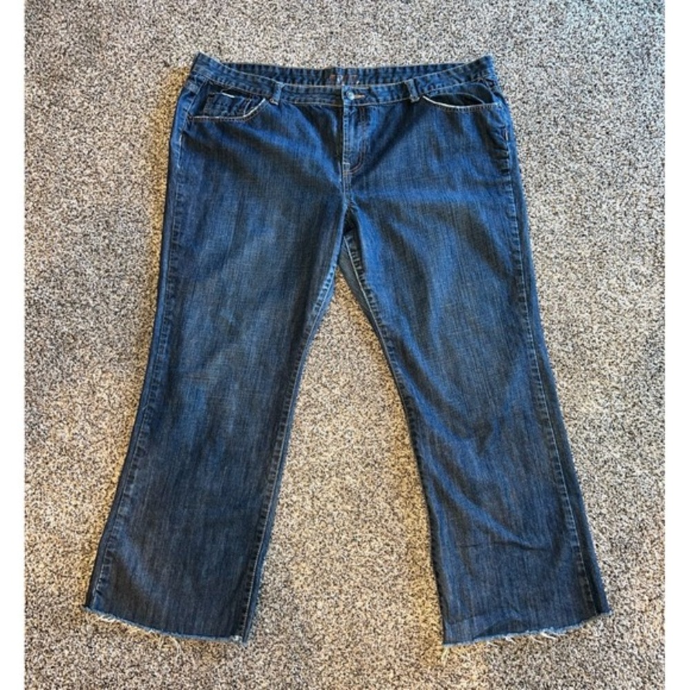 Bitten Sarah Jessica‎ Parker Women's Blue Wide Leg Jeans size 22R